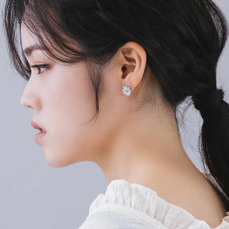 KPOP BTS TREASURE Daisy Earrings Necklace