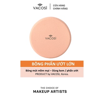 Bông Phấn Ướt Tròn Lớn VACOSI - BP05