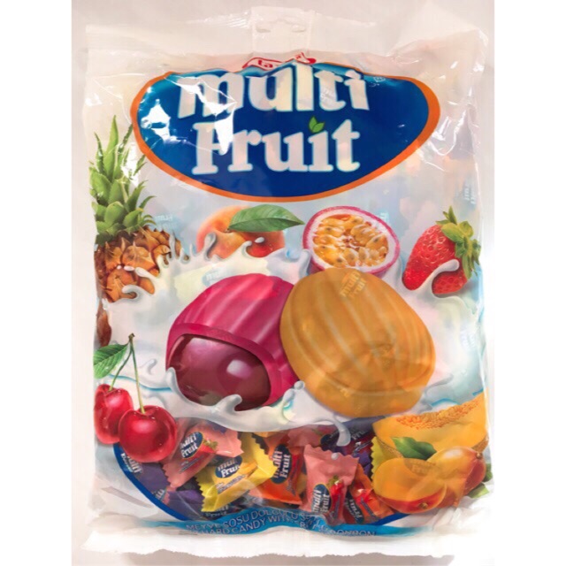 Bịch 1kg kẹo trái cây hỗn hợp Multi Fruit Tayas nhập khẩu