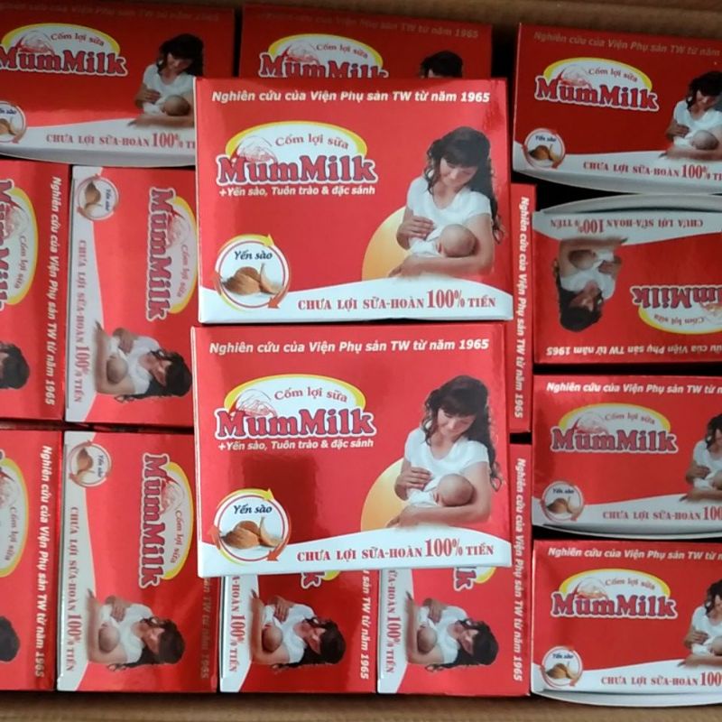 Combo 2 hộp Mummilk Yến Sào hỗ trợ lợi sữa giúp sữa nhiều và đặc hơn cho mẹ sau sinh