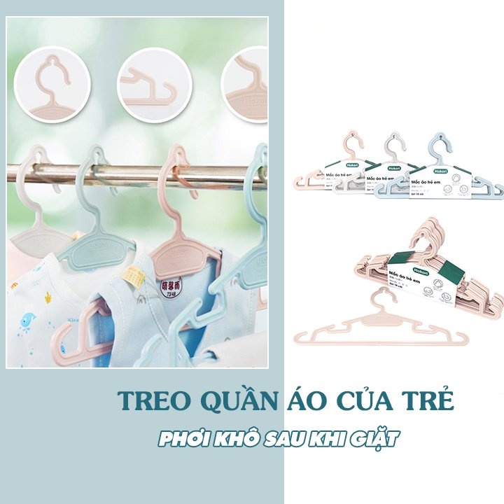 Set 10 móc phơi quần áo tiện lợi cho gia đình nhựa Việt nhật VN2830