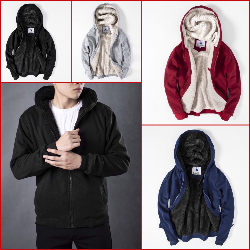 ÁO KHOÁC NỈ LÓT LÔNG - HÀNG CAO CẤP (  M L XL XXL) KÈM HÌNH CHỤP THẬT