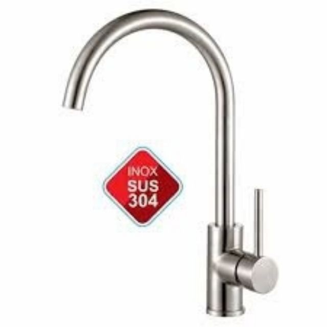 Vòi rửa bát nóng lạnh  Keeper inox 304