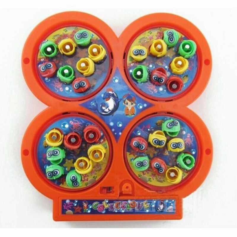 Bộ câu cá phát nhạc 4 hồ câu kèm pin