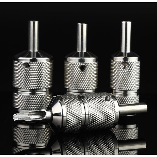 Tay cầm inox cho máy xăm