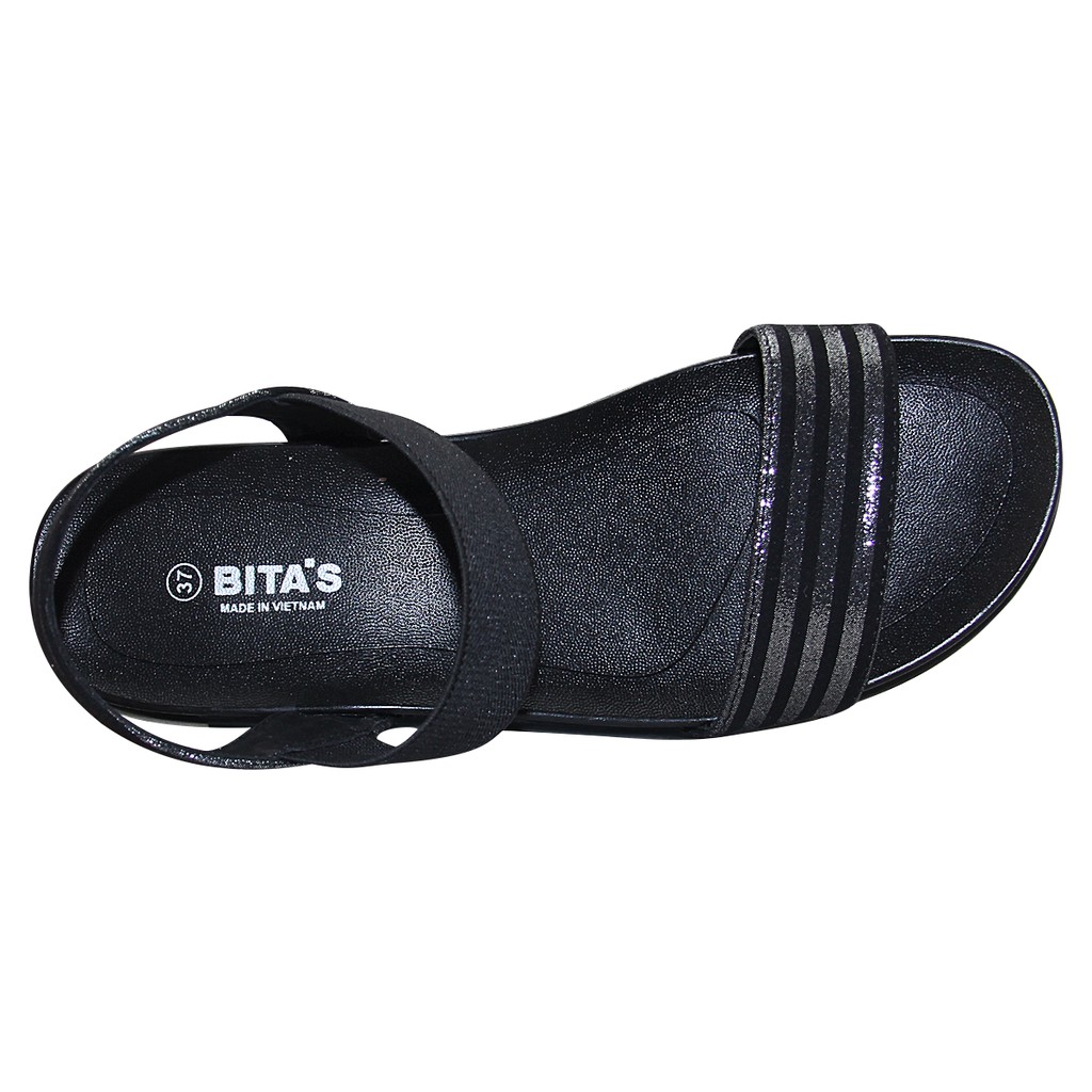 Sandal nữ Bita's SYN.212 (Đen + Xám)
