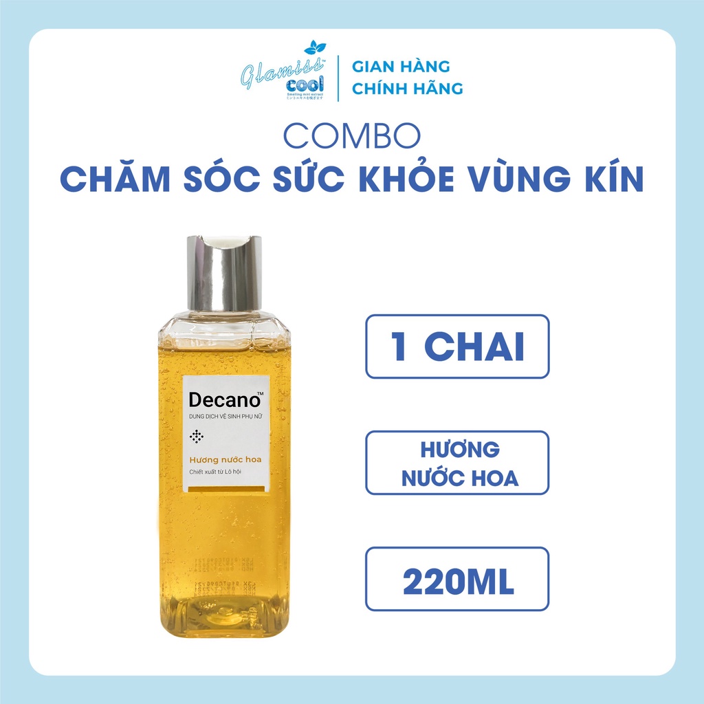 Dung dịch vệ sinh phụ nữ Doctor Care Decano hương nước hoa, kháng khuẩn, dịu mát