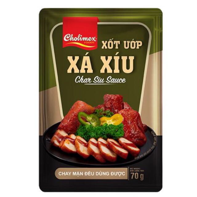 Sốt ướp thịt nướng/Sốt ướp xá xíu Cholimex gói