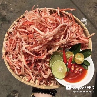 Mực xé sợi hấp nước dừa