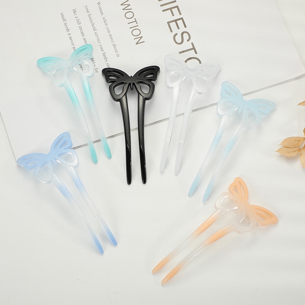 Kẹp Tóc Hình Chữ U Bằng Nhựa Nhiều Màu Sắc Dễ Thương Cho Nữ