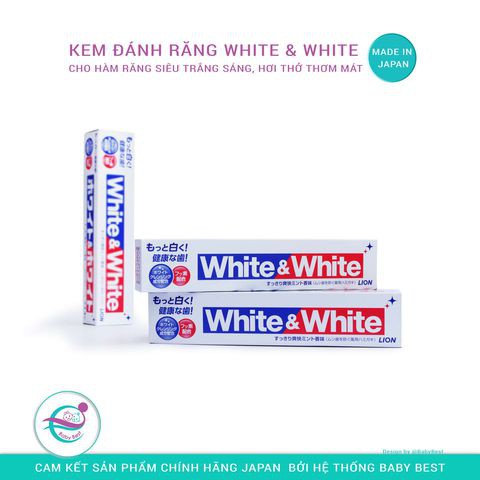 kem đánh răng white white