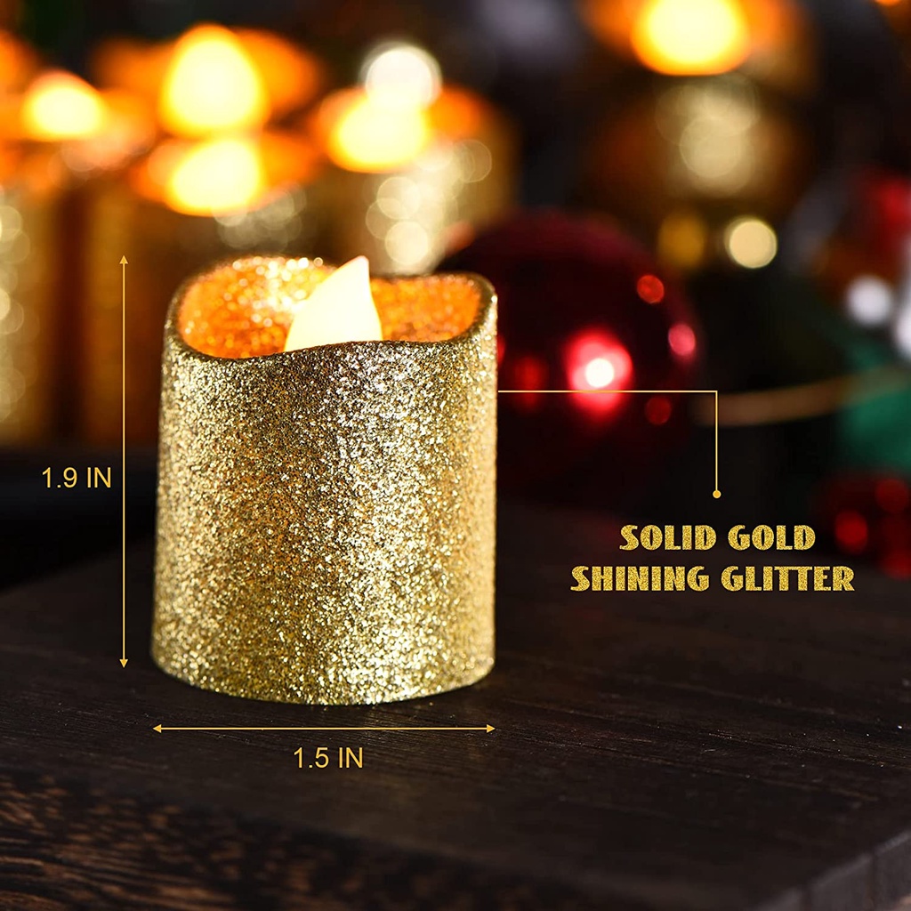 Đèn nến LED không lửa long lanh cho dịp Valentine