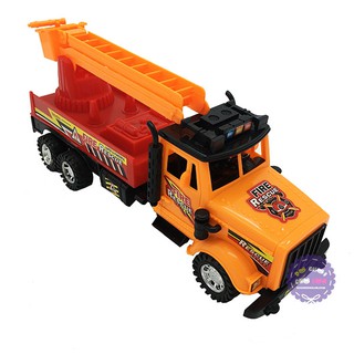 Đồ chơi xe thang cứu hỏa 6 bánh bằng nhựa chạy trớn 6006B