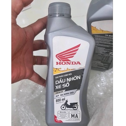 Dầu Nhớt Honda chính hãng dành cho xe số 0,8l 10W_30 và xe ga 10w_30 0,8l