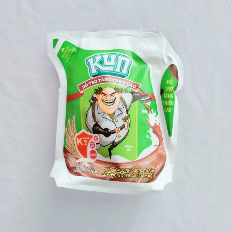 Combo 10 túi sữa Kun 110ml đủ vị