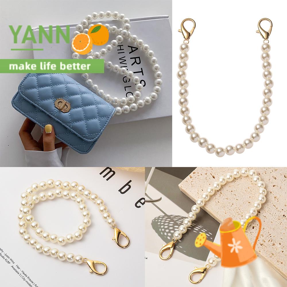 Dây đeo túi xách đính ngọc trai giả 14 kích thước tùy chọn sang trọng DIY