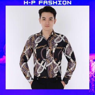 Áo sơ mi nam tay dài cao cấp, vải kate lụa siêu mềm mịn và co giãn thời trang Hpfashion - SMNHP05