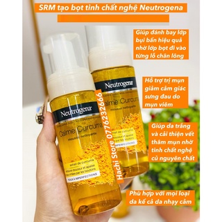 Sữa rửa mặt tạo bọt tinh chất nghệ Neutrogena 150ml
