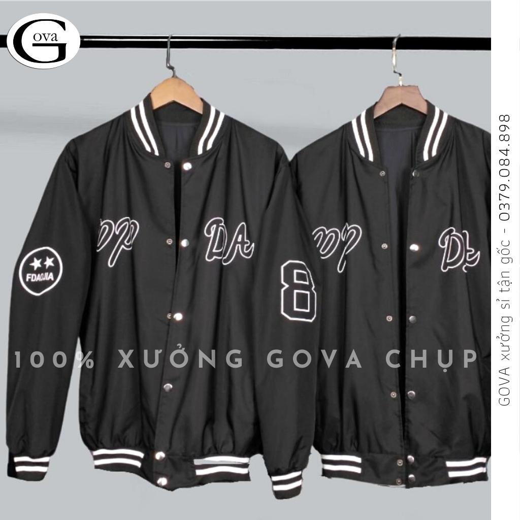 Áo Bomber Dù 2 Lớp PP DA Form Rộng Nam Nữ, Áo Khoác Dù Bóng Chài Chống Nắng Ulzzang Unisex GOVA