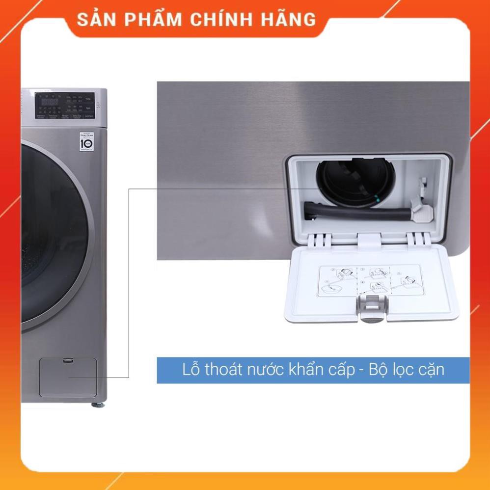 [ VẬN CHUYỂN MIỄN PHÍ KHU VỰC HÀ NỘI ] Máy giặt LG lồng ngang 8kg FC1408S3E, Hàng chính hãng - BH 24 tháng