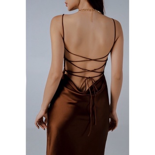 đầm ngang hở lưng cao cấp