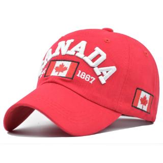 【COD】Mũ Lưỡi Trai In Hình Lá Phong Và Chữ Canada