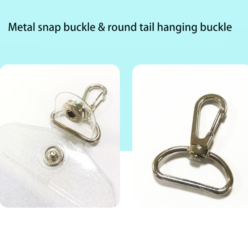 Ví Đựng Thẻ ID / Móc Chìa Khóa Thiết Kế Nhỏ Gọn Tiện Dụng Cho Nam / Nữ