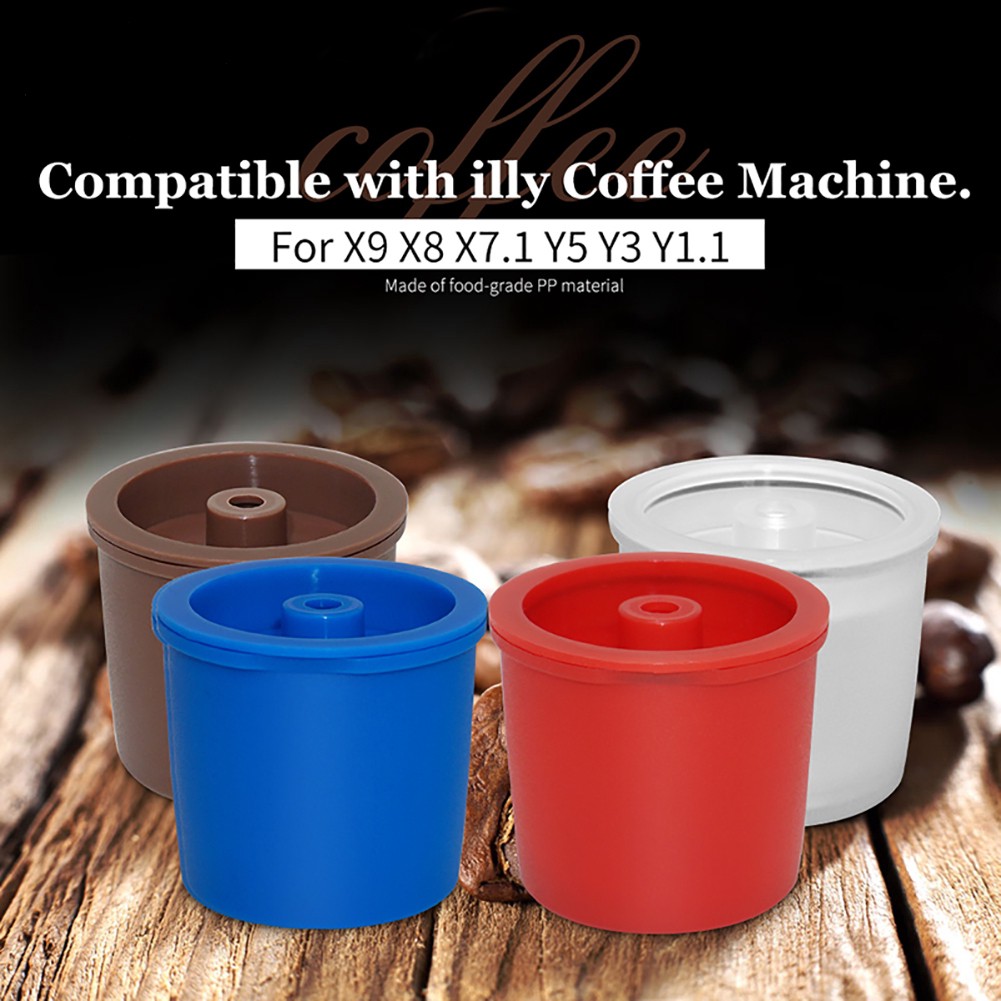Cốc nhựa pha cà phê viên nén Espresso kèm tấm lọc cho dòng máy illy