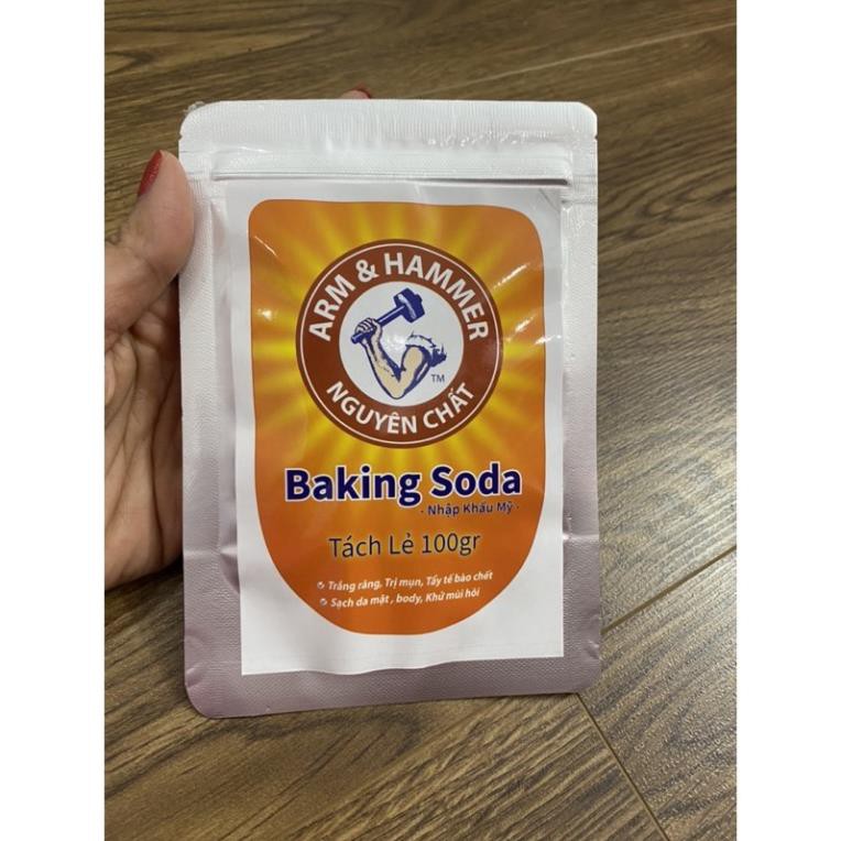 Baking soda trắng răng hàng xịn 1 gói