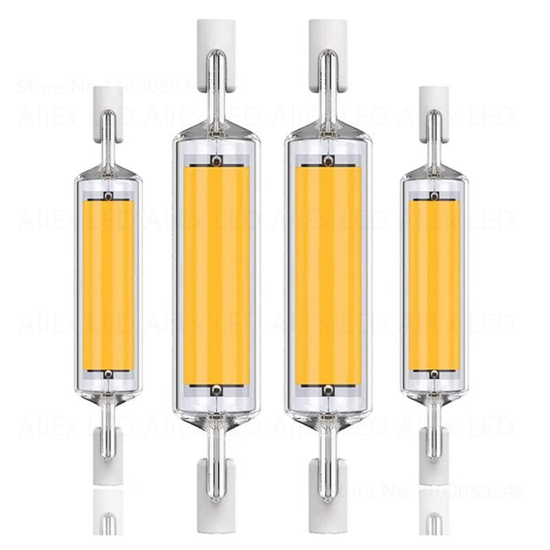 Đèn LED R7S Ống Kính COB Bóng Đèn 78MM 118MM 20W 40W Công Suất Cao R7S Đèn Ngô J78 J118 Thay Thế Đèn