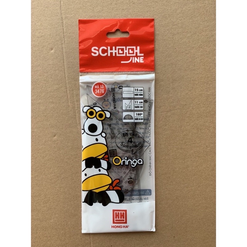 Bộ thước kẻ eke Hồng Hà 3476