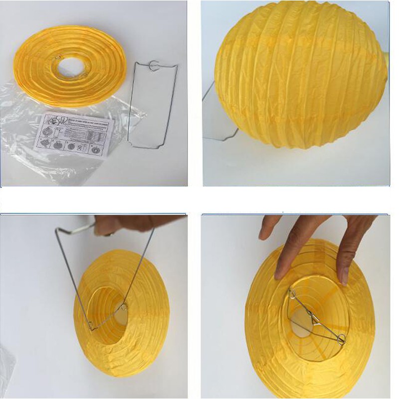Lồng Đèn Giấy Hình Tròn Treo Trang Trí Giáng Sinh/Tiệc Cưới/Sinh Nhật DIY