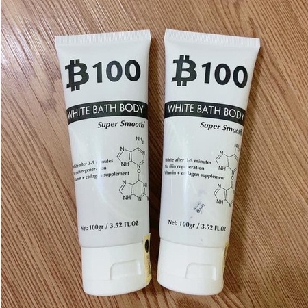 Ủ trắng body B100 DOCTOR BEAUTY, kem body siêu trắng, chống nắng, dưỡng ẩm 100gr