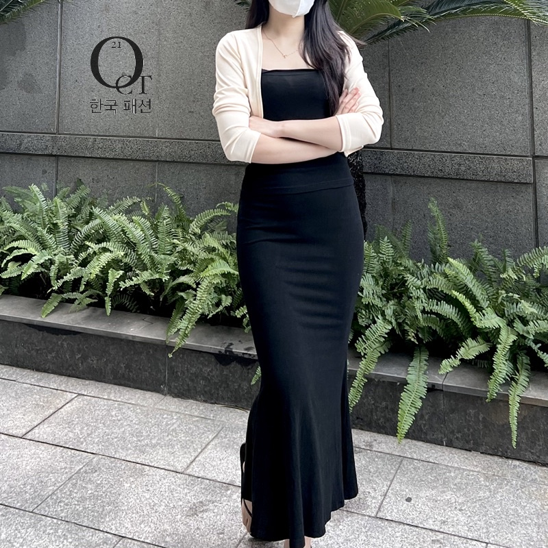 Chân váy đuôi cá dáng dài - phong cách ulzzang Hàn Quốc