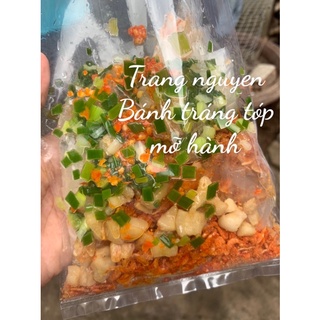 Bánh tráng phơi sương tóp mỡ hành