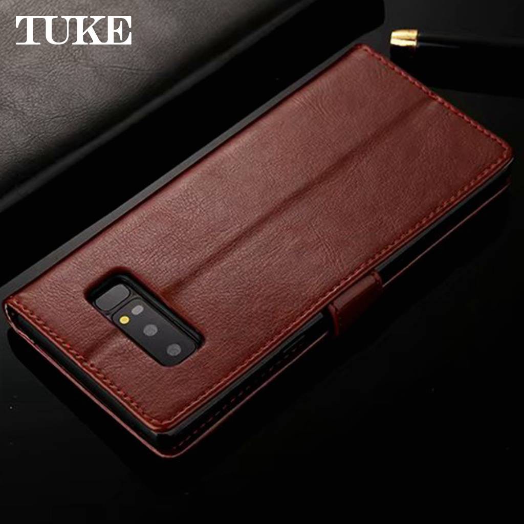 （39）Ốp lưng da nắp gập có khe đựng thẻ cho Samsung Galaxy J7 Pro Note 8 S8 Plus | BigBuy360 - bigbuy360.vn