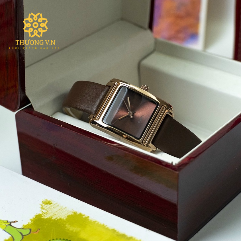 Đồng Hồ Nữ Skmei 1432 Chính Hãng Dây Da Thời Trang Cao Cấp Hình Thật 100% Chống Nước Tốt