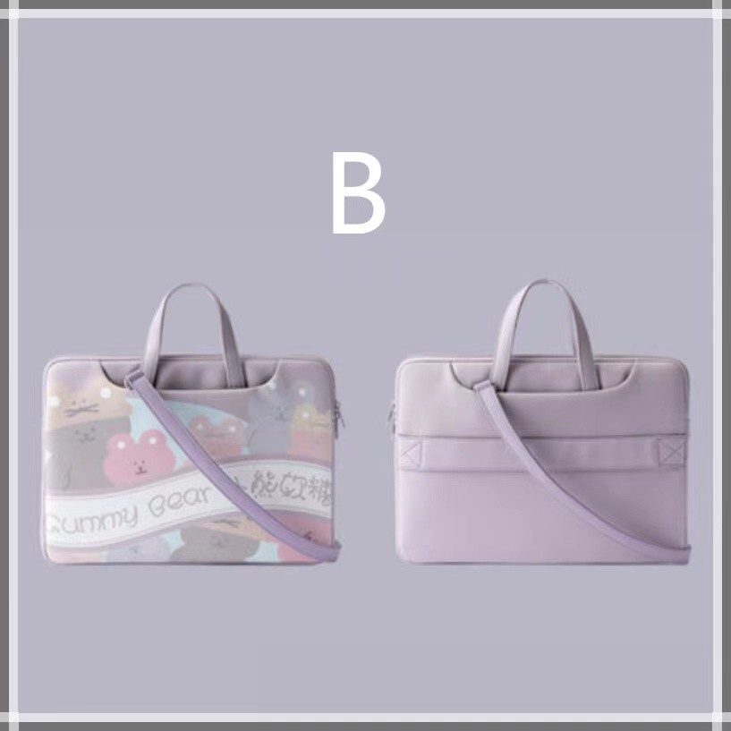 Túi đựng máy tính xách tay 15.6 11 12 Inch tích hợp dây đeo phong cách Hàn Quốc | BigBuy360 - bigbuy360.vn