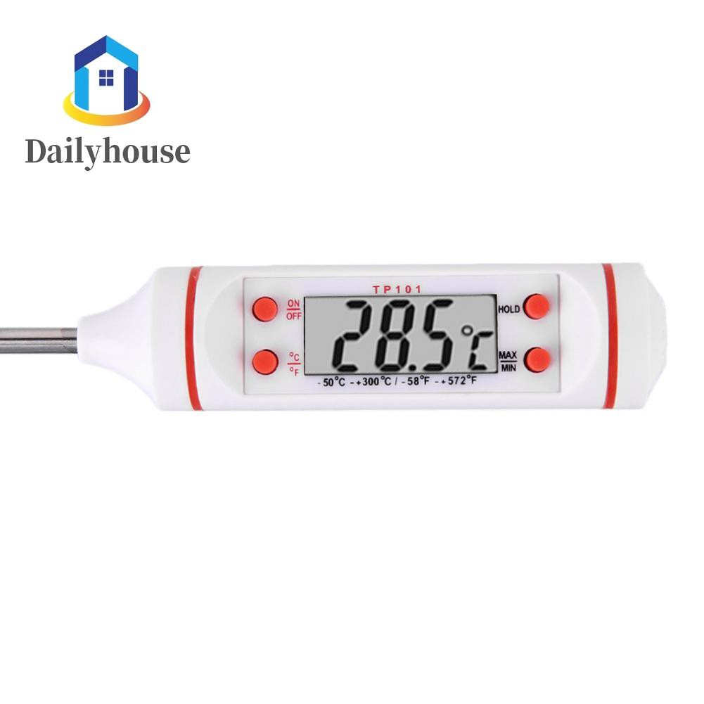 Digital Food Thermometer Kitchen Cooking BBQ Meat Probe Temperature Meter