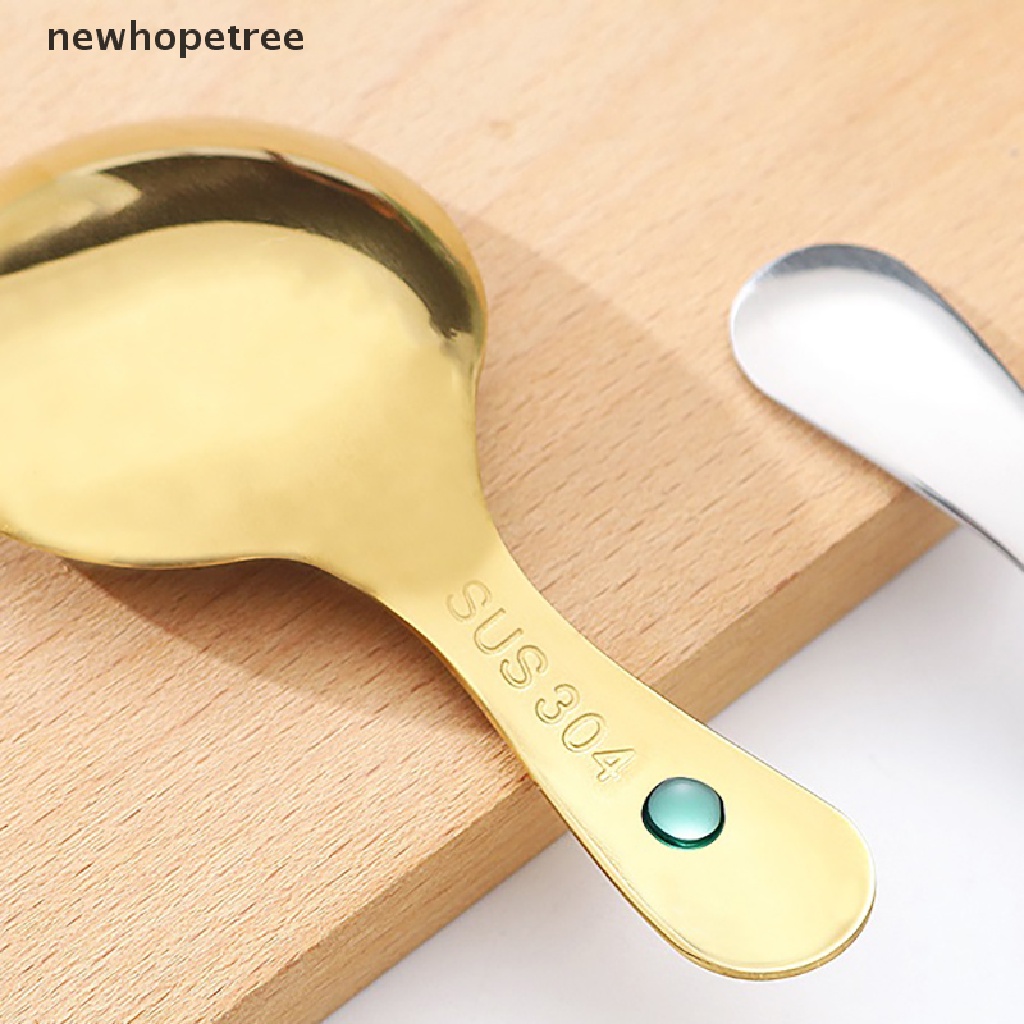 Muỗng Múc Gia Vị Bằng Thép Không Gỉ Tay Cầm Ngắn