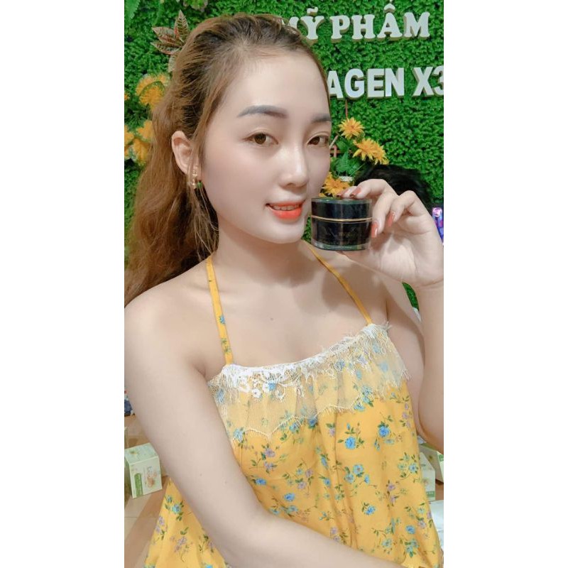 kem face dưỡng trắng giảm mụn thâm nám tàn nhang collagen x3 chính hãng tem bảy mẫu