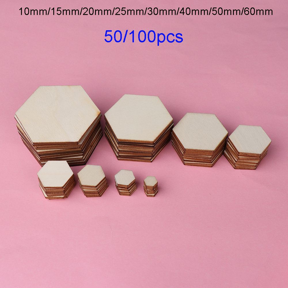 ❀WISDOMEST❀ Nhật ký màu hàng thủ công bằng gỗ Tự làm bằng tay graffiti hình lục giác bảo vệ môi trường trang trí dăm gỗ