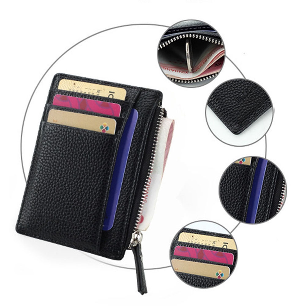 Ví Da Pu Đựng Thẻ Thời Trang Dành Cho Cả Nam Và Nữ