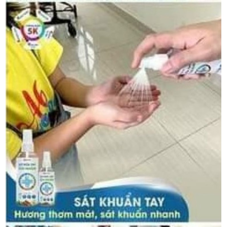 ((Giá sỉ)Chai Xịt Khuẩn Hapicare.Xịt Khuẩn 100ml Làm Sạch Da Dưỡng Ẩm Không Khô Da Diệt Khuẩn Đến 99%