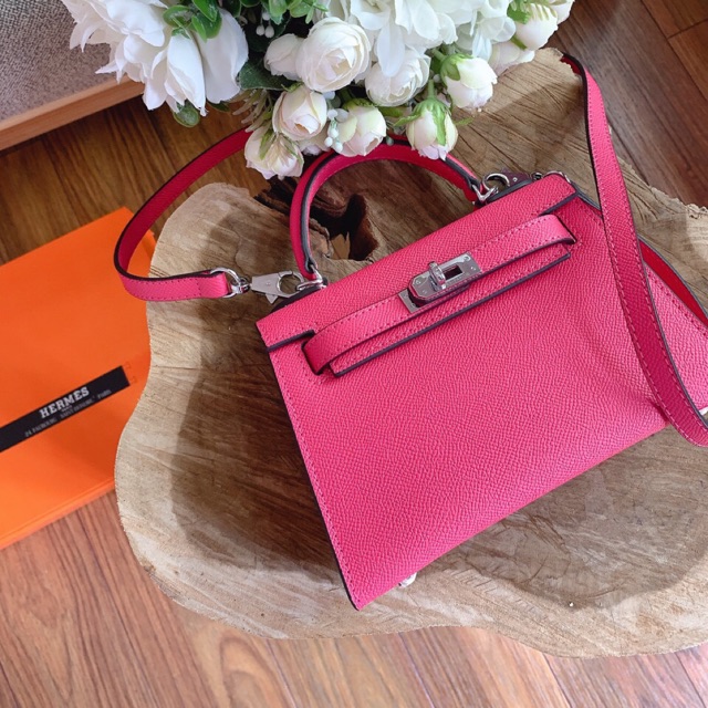 Túi HM KELLY MINI MÀU HỒNG ĐẬM