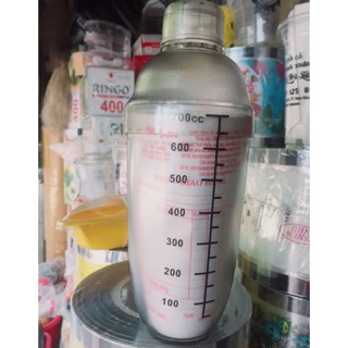 Bình lắc shaker nhựa vạch đen 360ml/500ml/700ml/1000ml