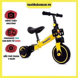Xe đạp trẻ em đa năng, xe đạp 3 bánh cho bé có thể gấp gọn