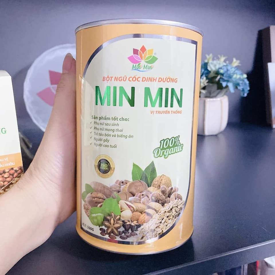 1 hộp ngủ cốc min min 29 loại hạt dinh dưỡng dành cho bầu và mẹ sau sinh