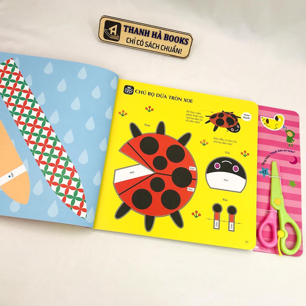 Sách Đôi Bàn Tay Khéo Léo 4 (5+) Tặng kèm Chiếc kéo an toàn
