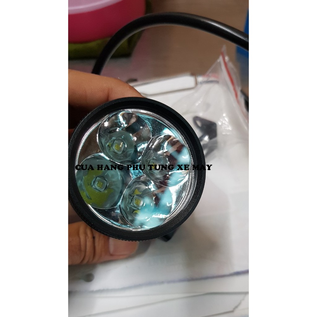 Đèn trợ sáng L4 cao cấp siêu sáng - tặng kèm công tắc